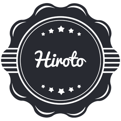 Hiroto badge logo