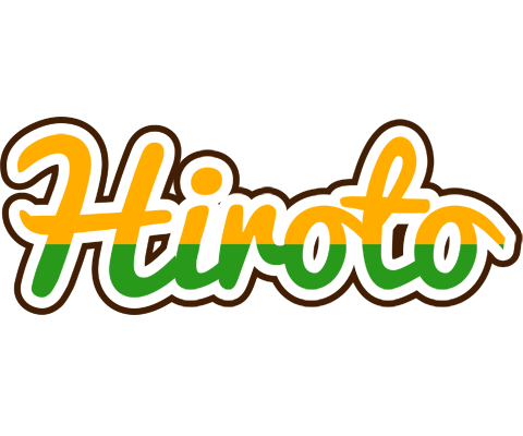 Hiroto banana logo