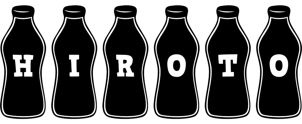 Hiroto bottle logo