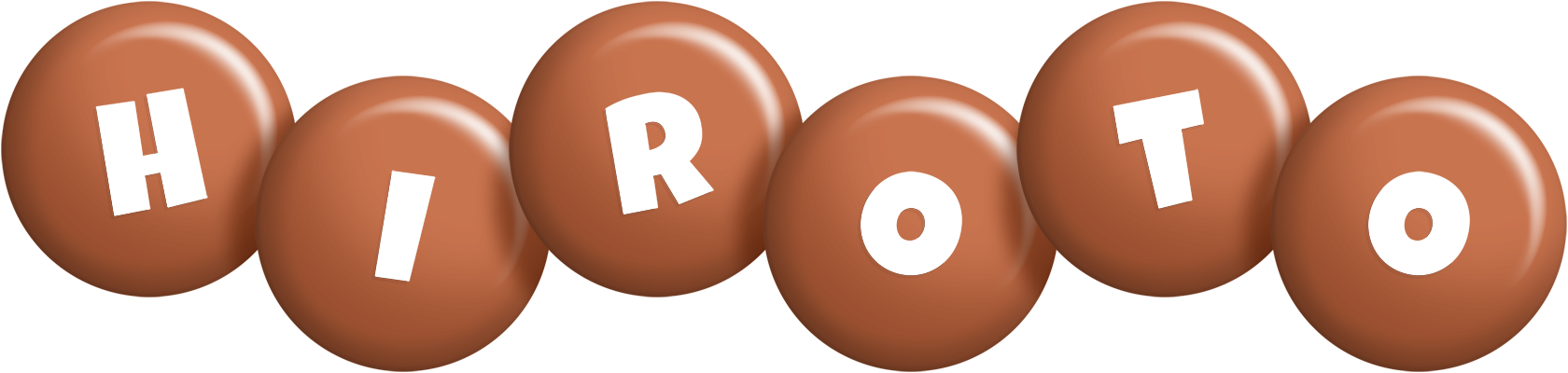 Hiroto candy-brown logo