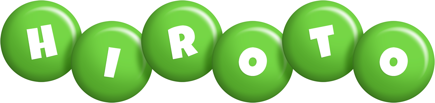 Hiroto candy-green logo