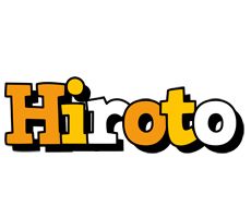 Hiroto cartoon logo