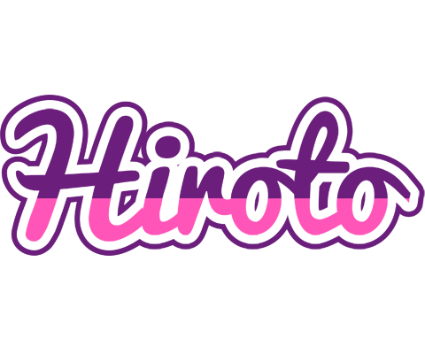 Hiroto cheerful logo