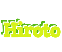 Hiroto citrus logo