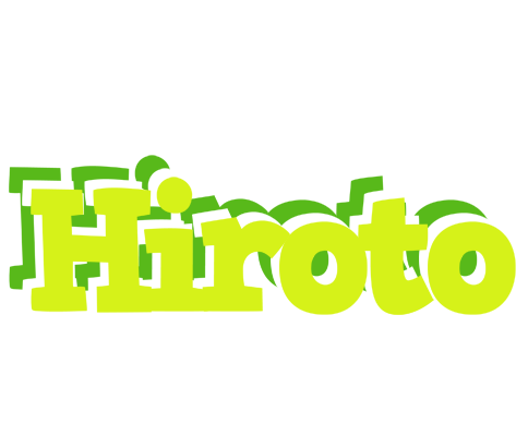 Hiroto citrus logo