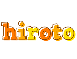 Hiroto desert logo