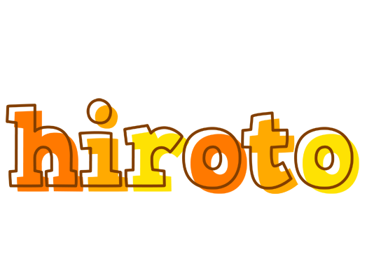 Hiroto desert logo