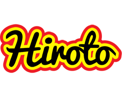 Hiroto flaming logo