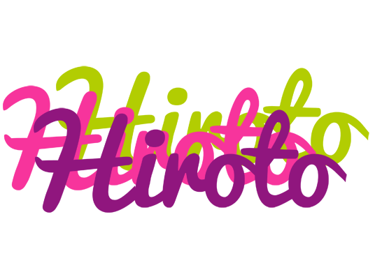 Hiroto flowers logo