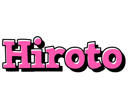 Hiroto girlish logo