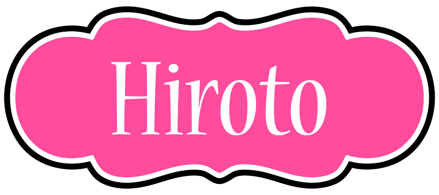 Hiroto invitation logo