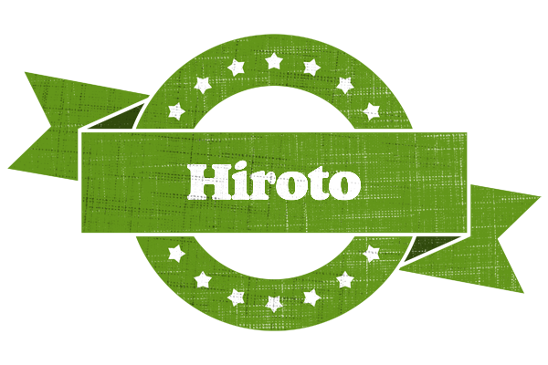 Hiroto natural logo