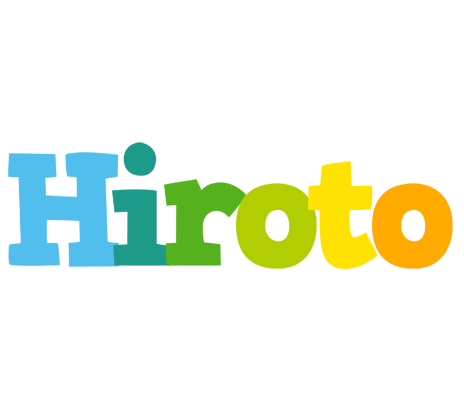 Hiroto rainbows logo