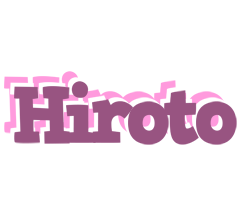 Hiroto relaxing logo