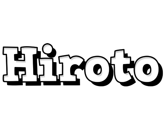 Hiroto snowing logo