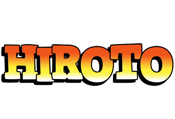 Hiroto sunset logo