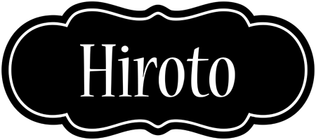 Hiroto welcome logo