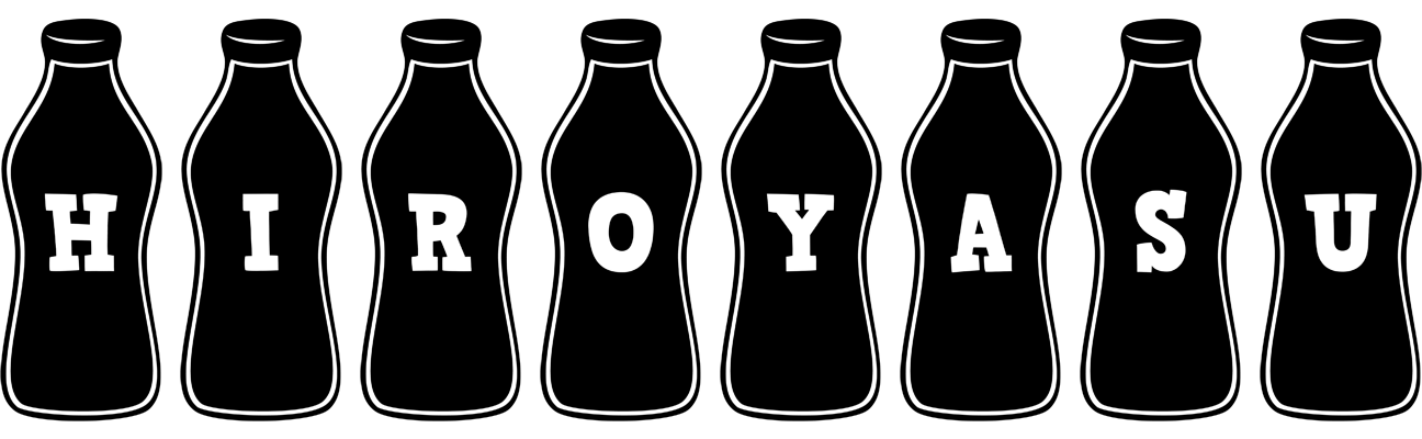 Hiroyasu bottle logo