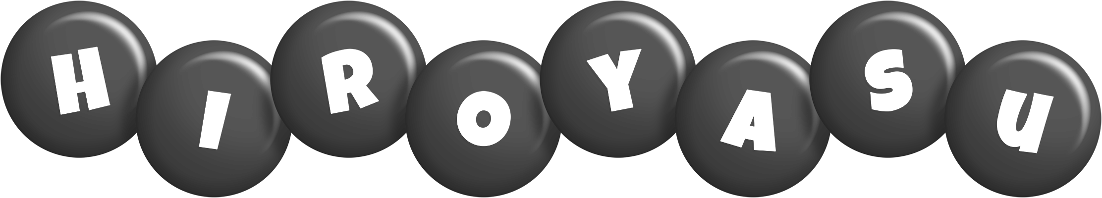 Hiroyasu candy-black logo