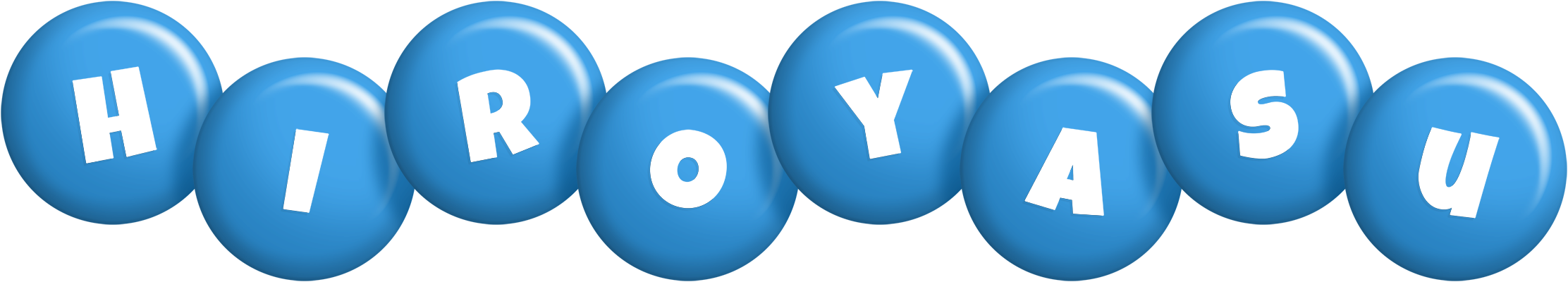 Hiroyasu candy-blue logo