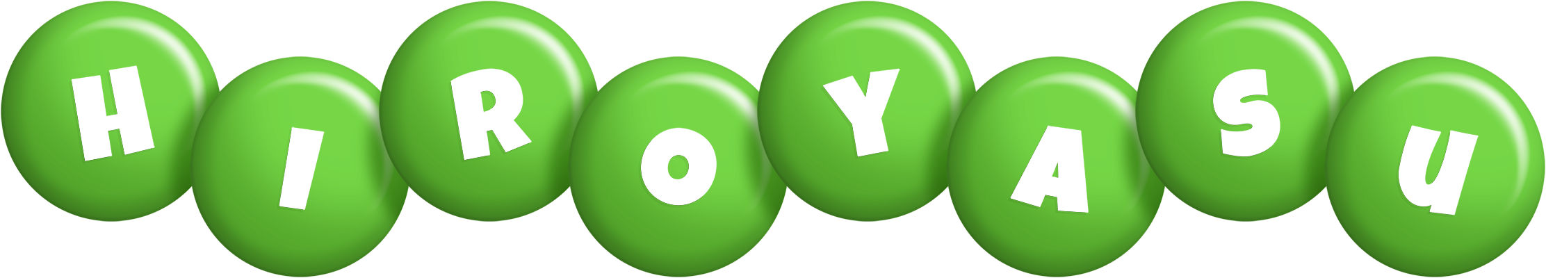 Hiroyasu candy-green logo