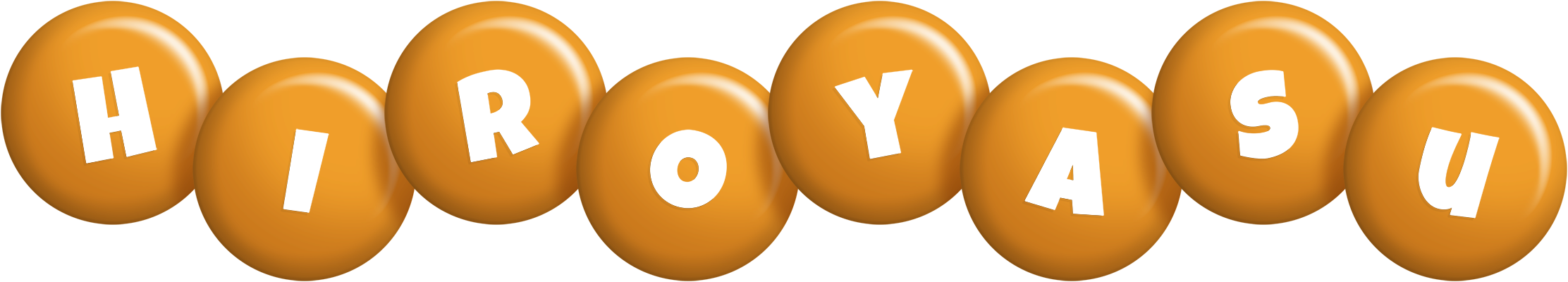 Hiroyasu candy-orange logo