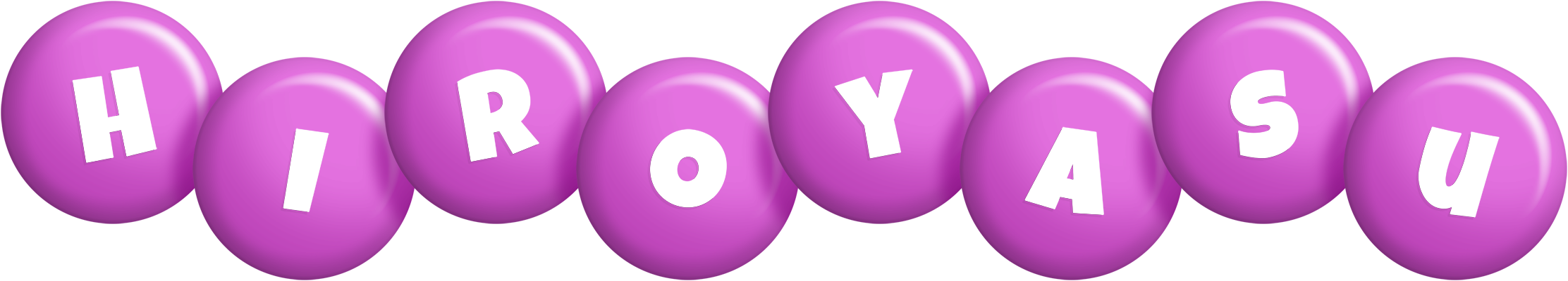 Hiroyasu candy-purple logo