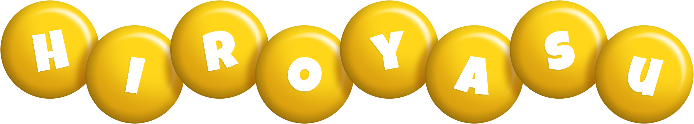 Hiroyasu candy-yellow logo