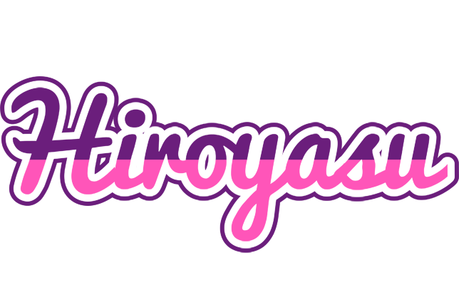 Hiroyasu cheerful logo