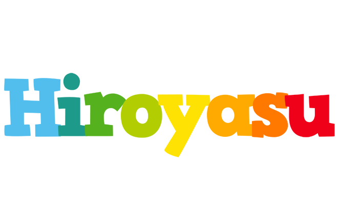 Hiroyasu rainbows logo