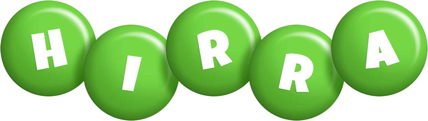 Hirra candy-green logo