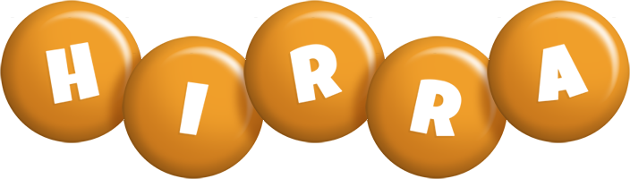 Hirra candy-orange logo
