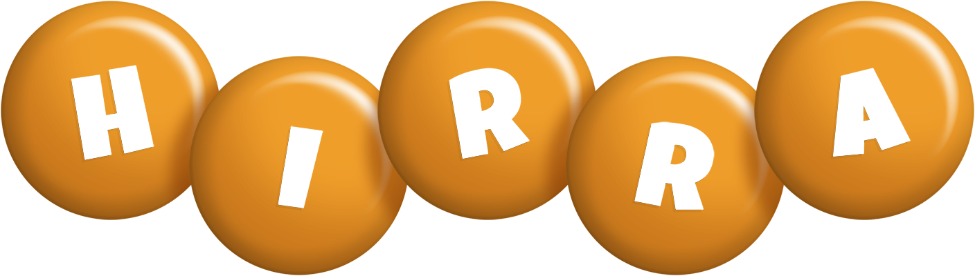 Hirra candy-orange logo