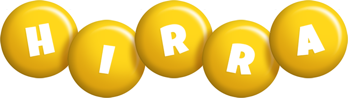 Hirra candy-yellow logo