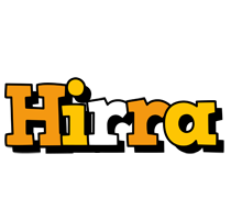 Hirra cartoon logo