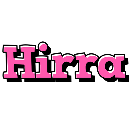 Hirra girlish logo