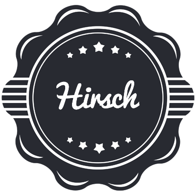 Hirsch badge logo