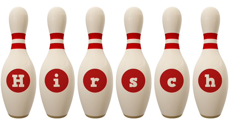 Hirsch bowling-pin logo