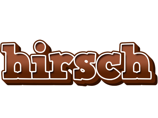 Hirsch brownie logo