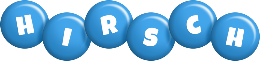 Hirsch candy-blue logo