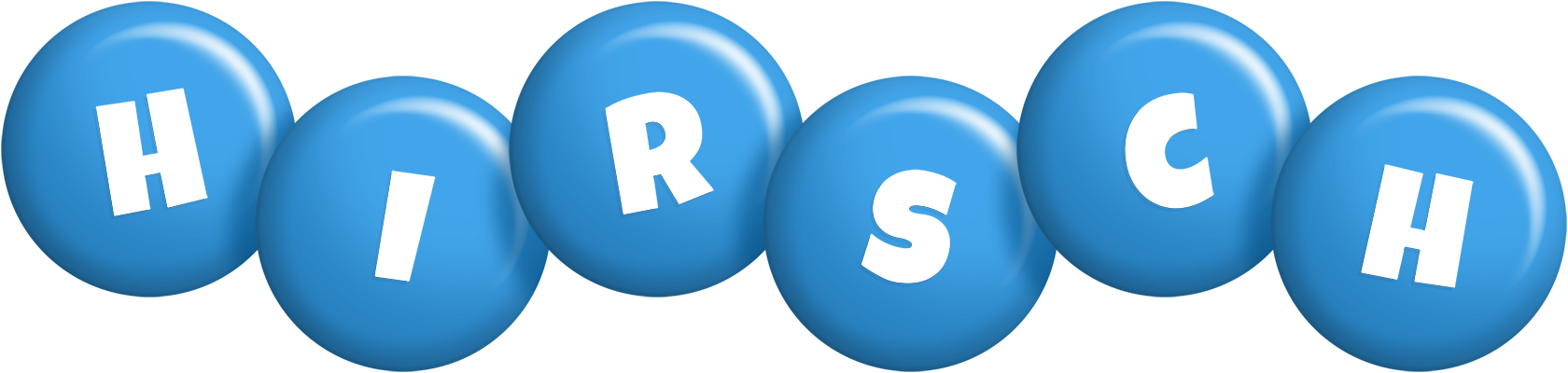 Hirsch candy-blue logo