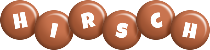 Hirsch candy-brown logo