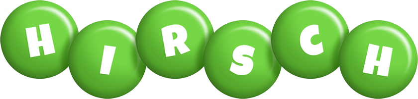 Hirsch candy-green logo