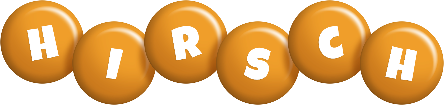 Hirsch candy-orange logo