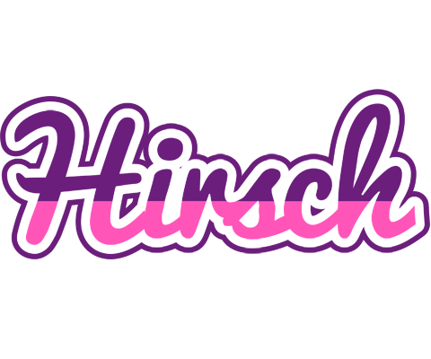 Hirsch cheerful logo