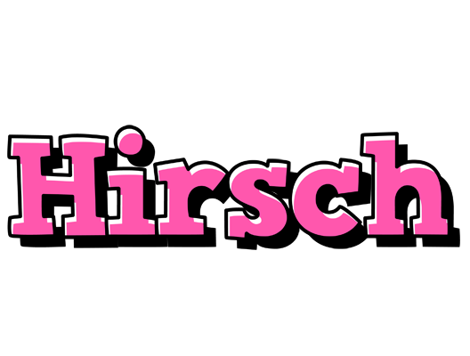 Hirsch girlish logo