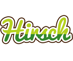 Hirsch golfing logo