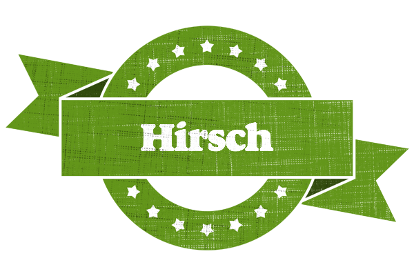 Hirsch natural logo