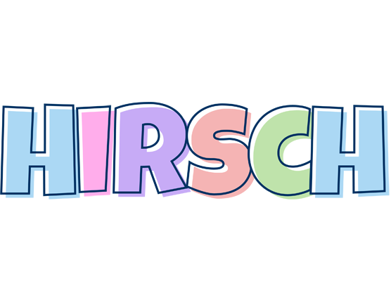Hirsch pastel logo
