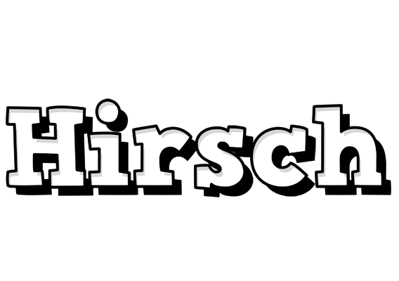 Hirsch snowing logo